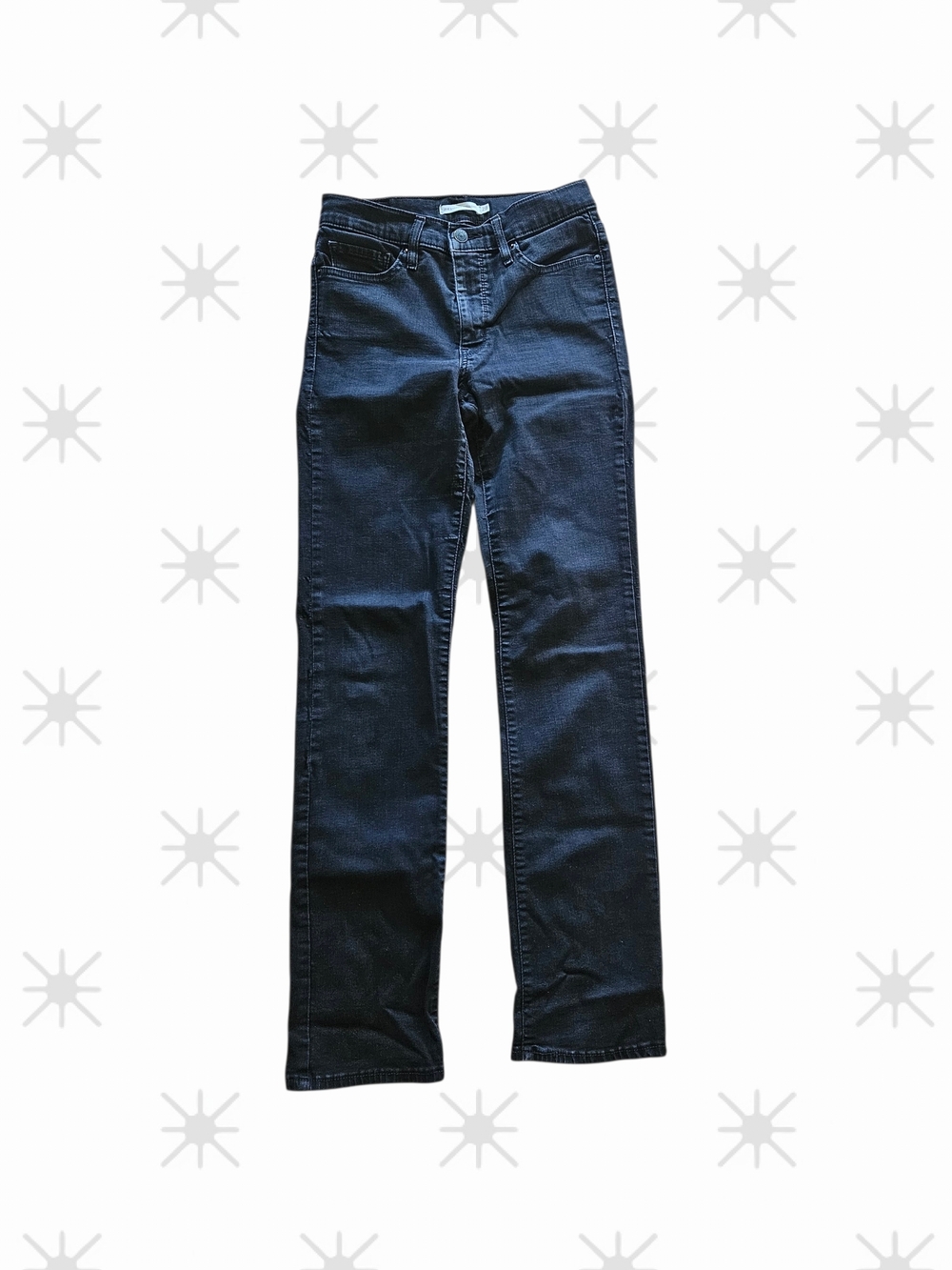 Women’s Levi’s 314 Shaping Straight Leg Jeans – Black – Size 28x30